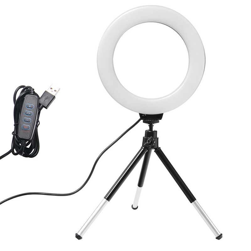 Webcam Ring Light - Anello luminoso da 6 pollici con