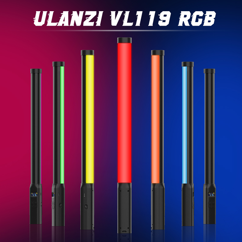 Webcam Ring Light - Ulanzi VL119 Palmare RGB Colorato Stick