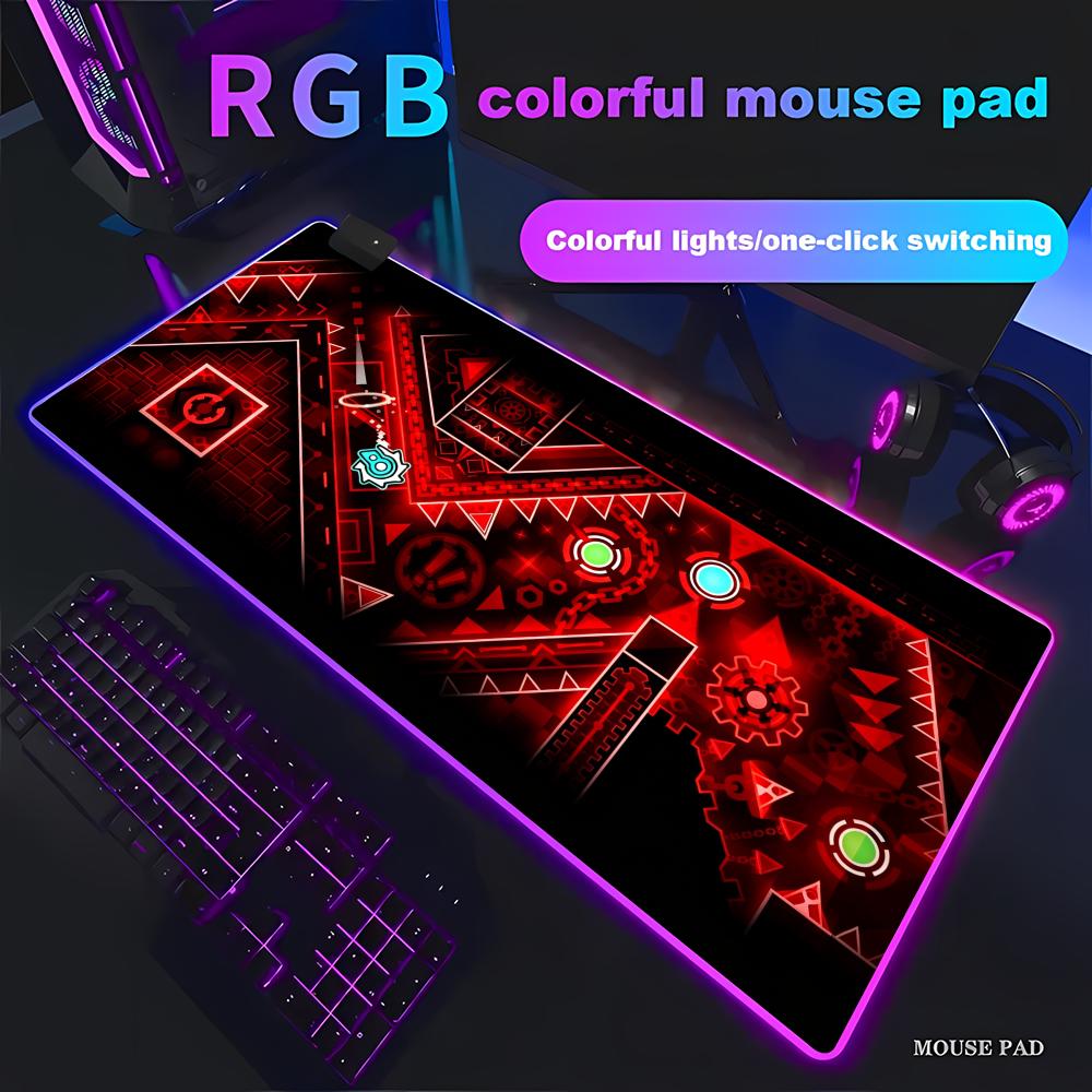 Esports Gaming Cabinet - Tappetino per Mouse RGB E-sports, Geometrico,
