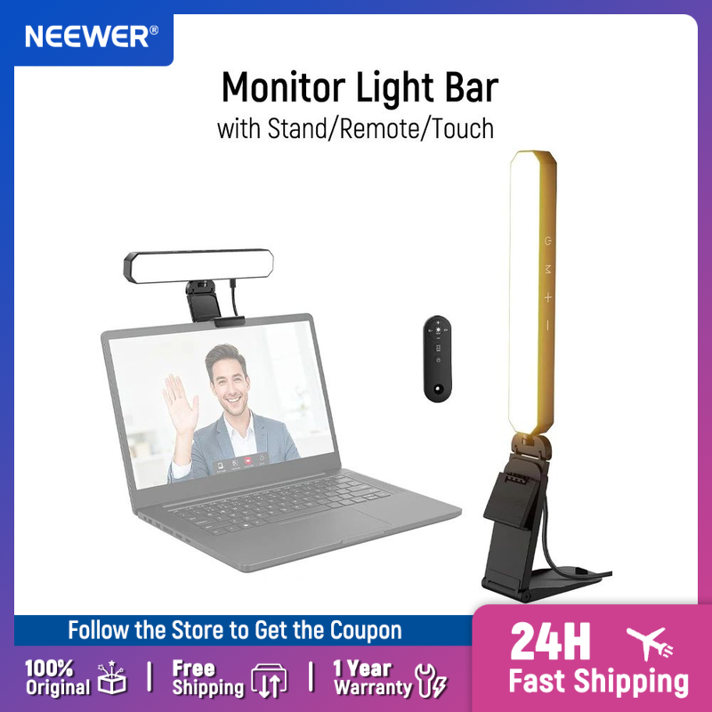 Webcam Ring Light - NEEWER Basics Barra luminosa per monitor