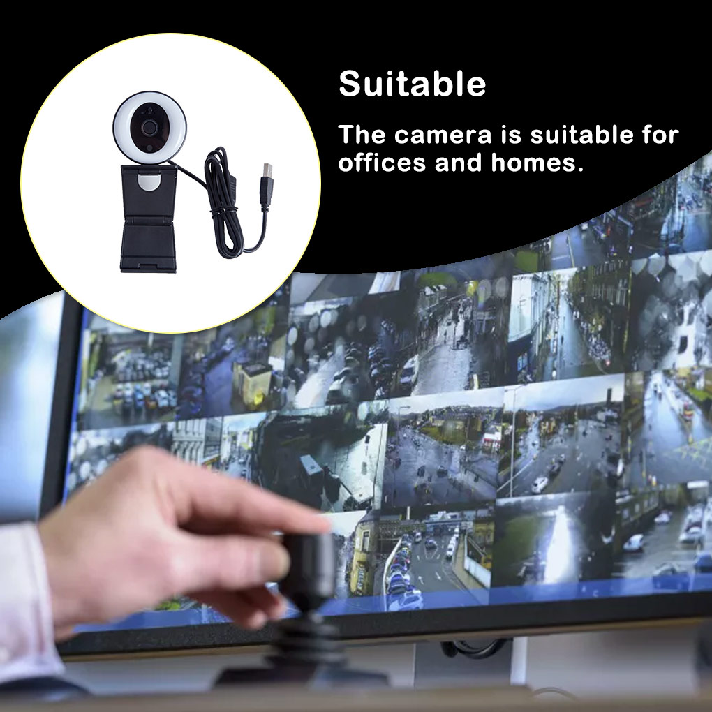 Webcam USB 2K ad Alta Definizi - Webcam Ring Light recensione e prezzo