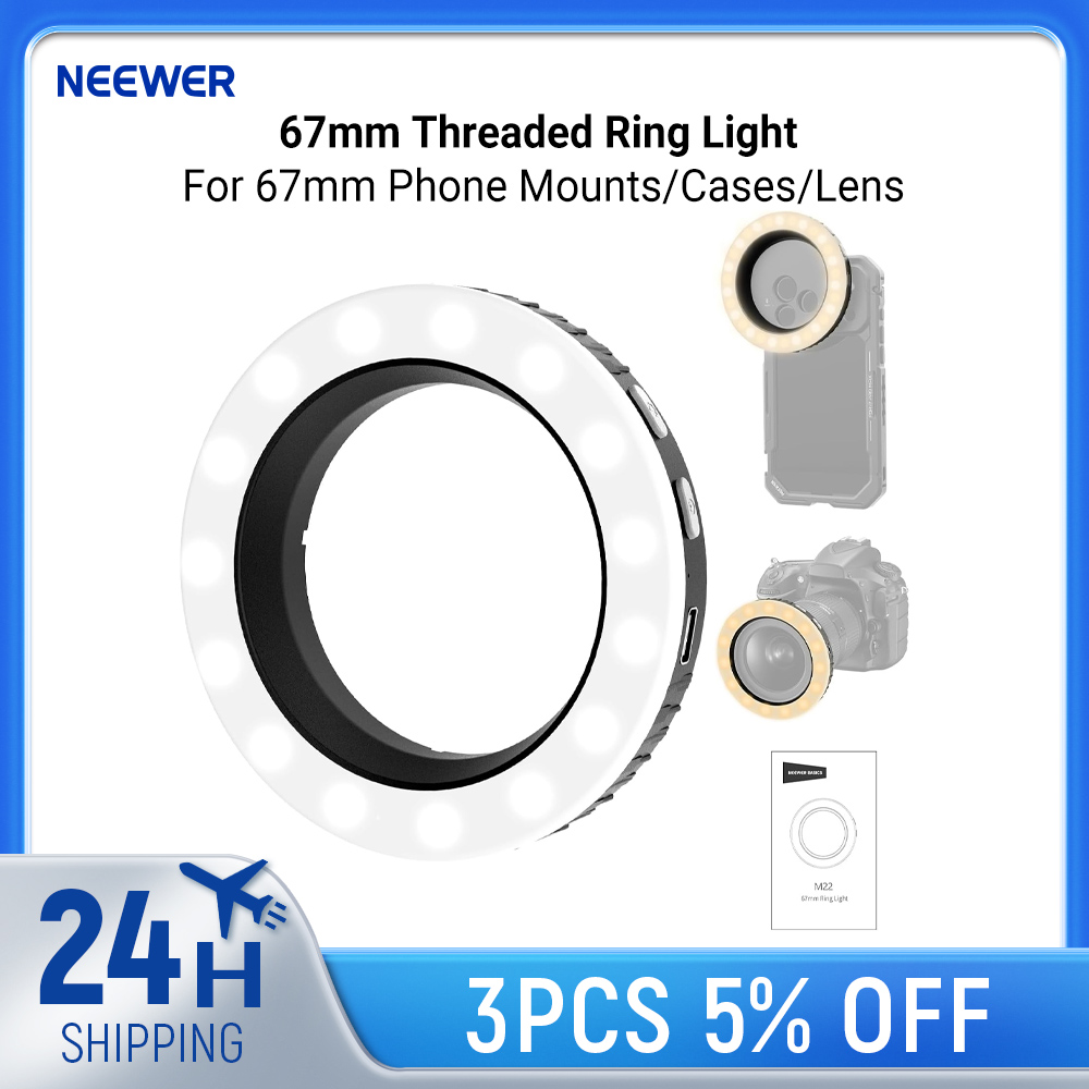 NEEWER Basics Anello Luminoso  - Webcam Ring Light recensione e prezzo