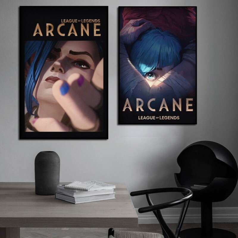 Poster Arcane Jinx Close-Up su - Esports Y Gaming recensione e prezzo