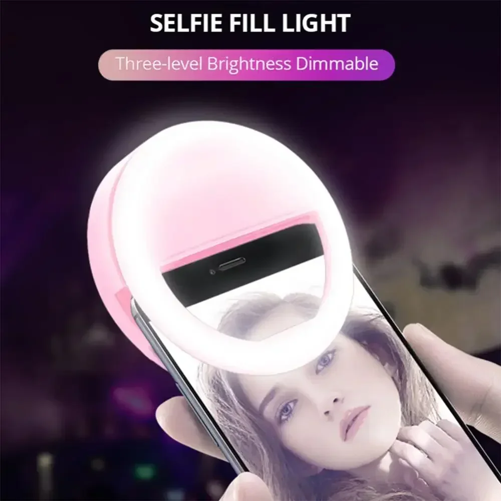 Lampada a clip per telefono ce - Webcam Ring Light recensione e prezzo