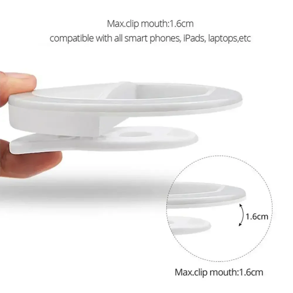 Lampada a clip per telefono ce - Webcam Ring Light recensione e prezzo