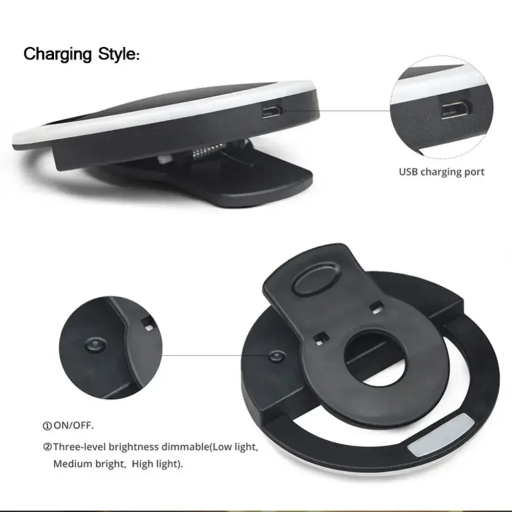 Lampada a clip per telefono ce - Webcam Ring Light recensione e prezzo