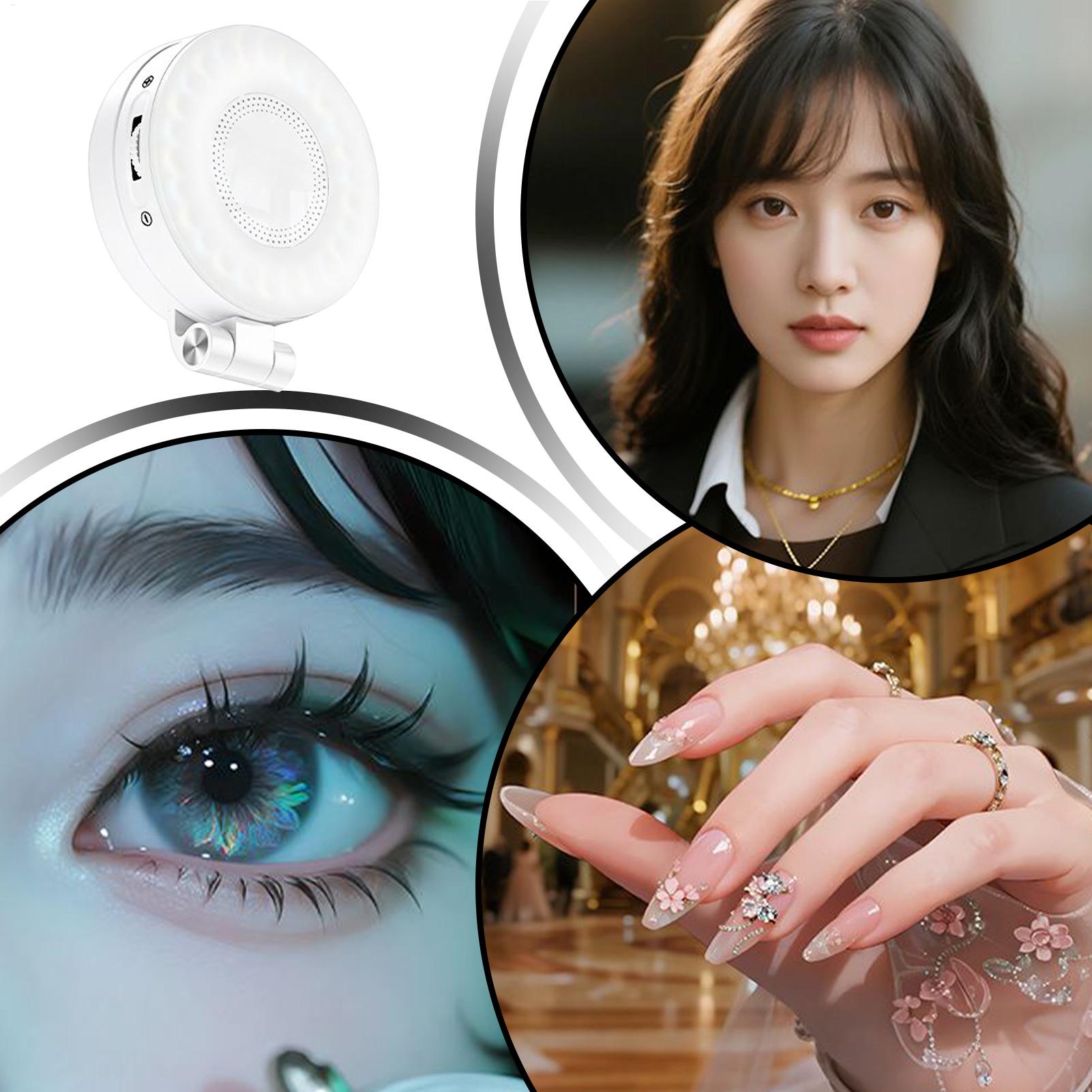 Clip per luce selfie portatile - Webcam Ring Light recensione e prezzo