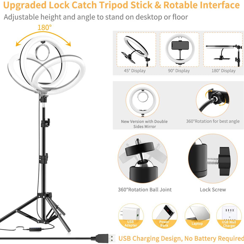 16 centimetri 26 centimetri 33 - Webcam Ring Light recensione e prezzo