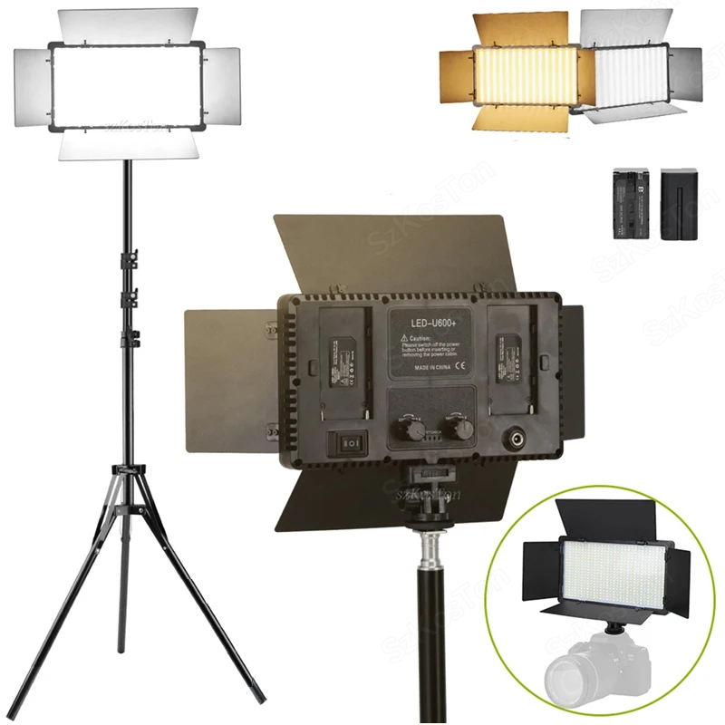 U800 U600 LED Photo Studio Vid - Webcam Ring Light recensione e prezzo